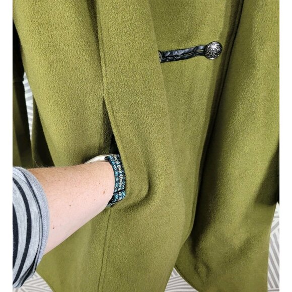 Jessica London Pea Coat Plus Size 26 26W 4X Bottom Up Warm Winter Art To Wear - Picture 6 of 9